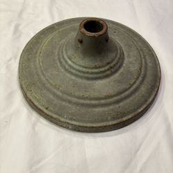 Vintage Cast Iron Standing Flag Pole Holder 