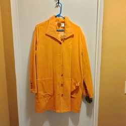 Roaman's Gold Color Corduroy Jacket With 2 Front pockets. 
