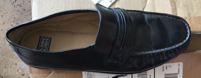 Sz 12 Men’s Black Loafer Dress Shoe
