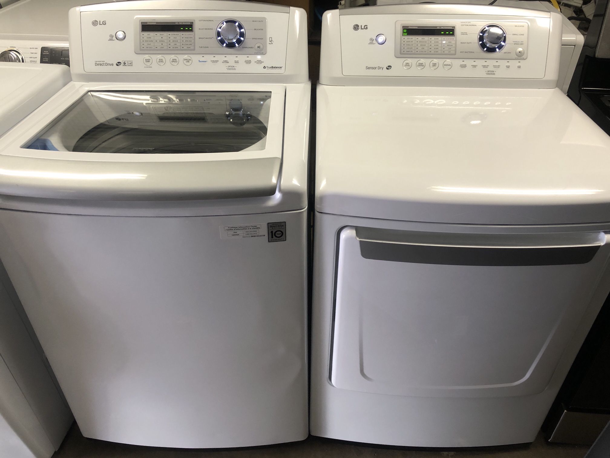 LG Washer and Gas Dryer Set