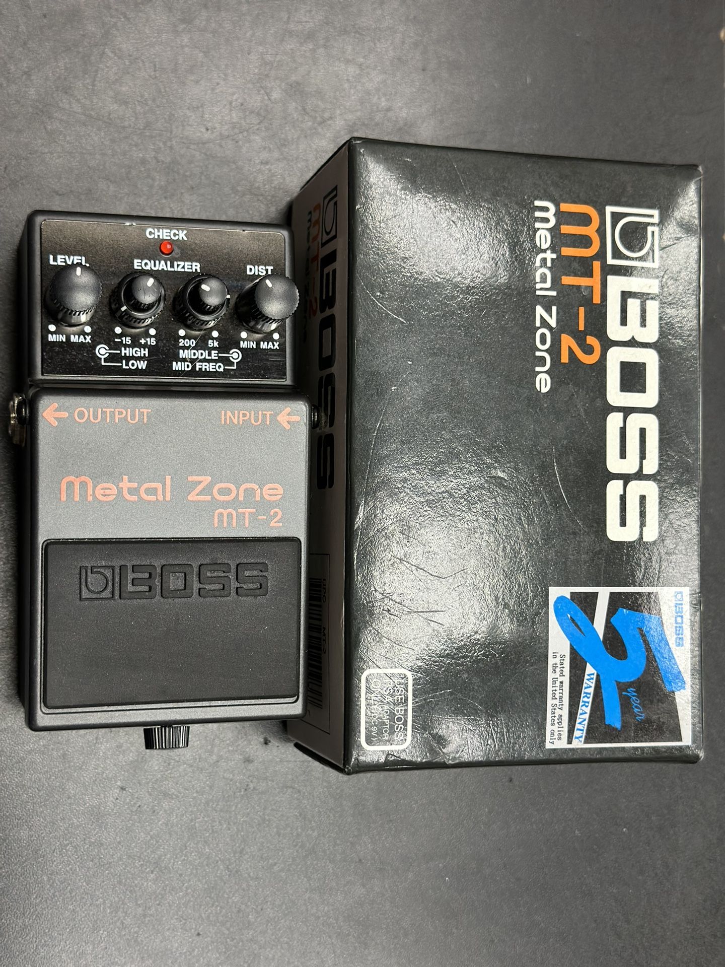 Boss Metal Zone MT-2 Guitar Pedal