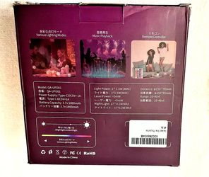 UFO Bluetooth Projector Night Light Remote Control Multi-Colors Dorahomi 4" x 6 1/4"