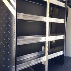 VAN SHELVES AND PARTITION