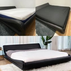 BEST DEAL! CA king Frame & High Quality Memory Foam Mattress 