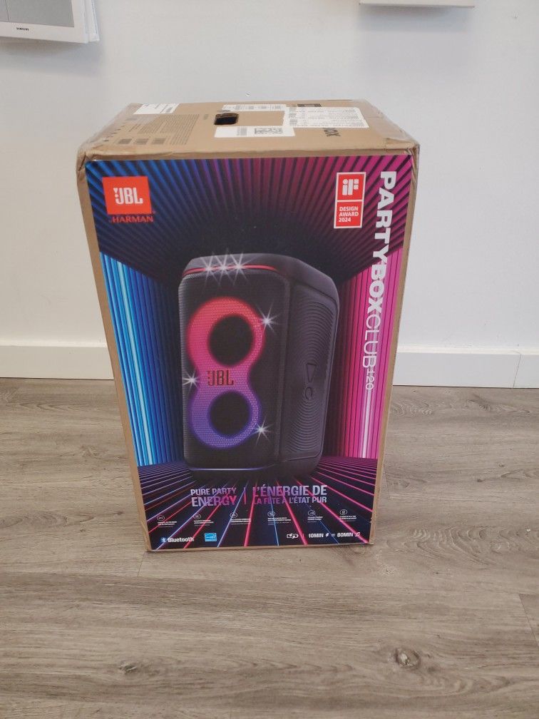 JBL Partybox CLUB 120 Speaker Brand New -5 Dollars Down No Credit Needed!