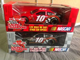 NASCAR Racing Champions 10 years Anniversary 2 pc Set, 1/24 Scale. New never opened
