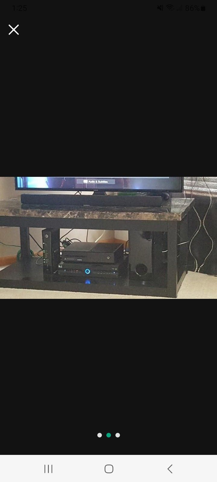 LG MODEL NUMBER SH2 100 WATTS 2.1 CHANNEL SOUND BAR WITH SUBWOOFER AND BLUETOOTH CONNECTIVITY $150 FINAL PRICE