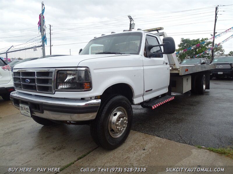 1997 Ford F-450 SD Flat Bed TOW TRUCK w/ Aluminum Flatbed