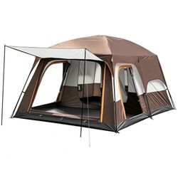 4-6 Person Tent for Camping, 10' x 6.8' x 6', Camping Tent