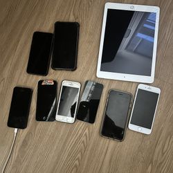 Lot Of Apple Products(phones And Ipad)