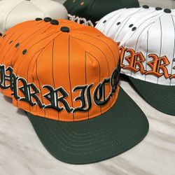 Fooley Hats ( Miami Hurricanes) In Old English 