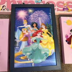Disney princess Canvas Picture Frame
