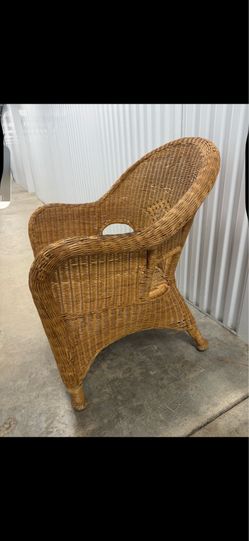 Brown outside chair