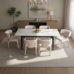 Extendable Upholstered   Dining Sets (Ask For Price)
