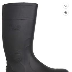Rubber Steel Toe Boots  Size 12