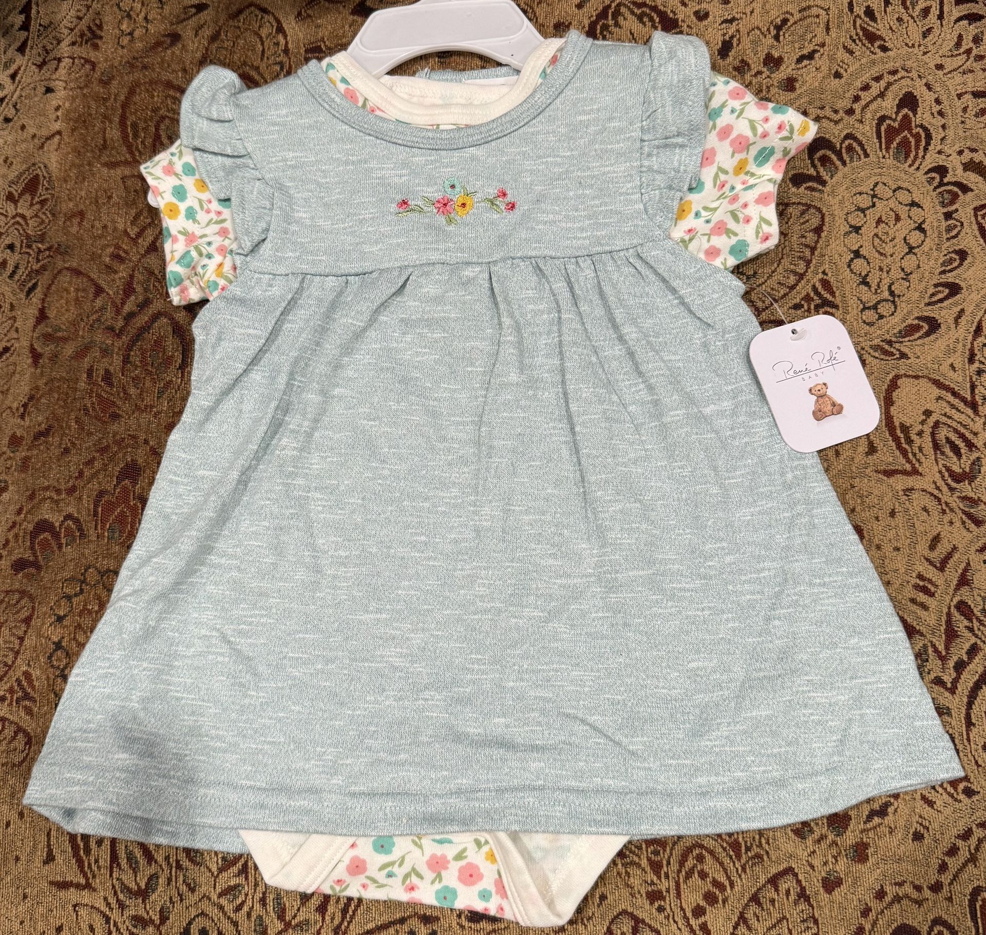 René Rofé Baby Girls 2 Pc Set