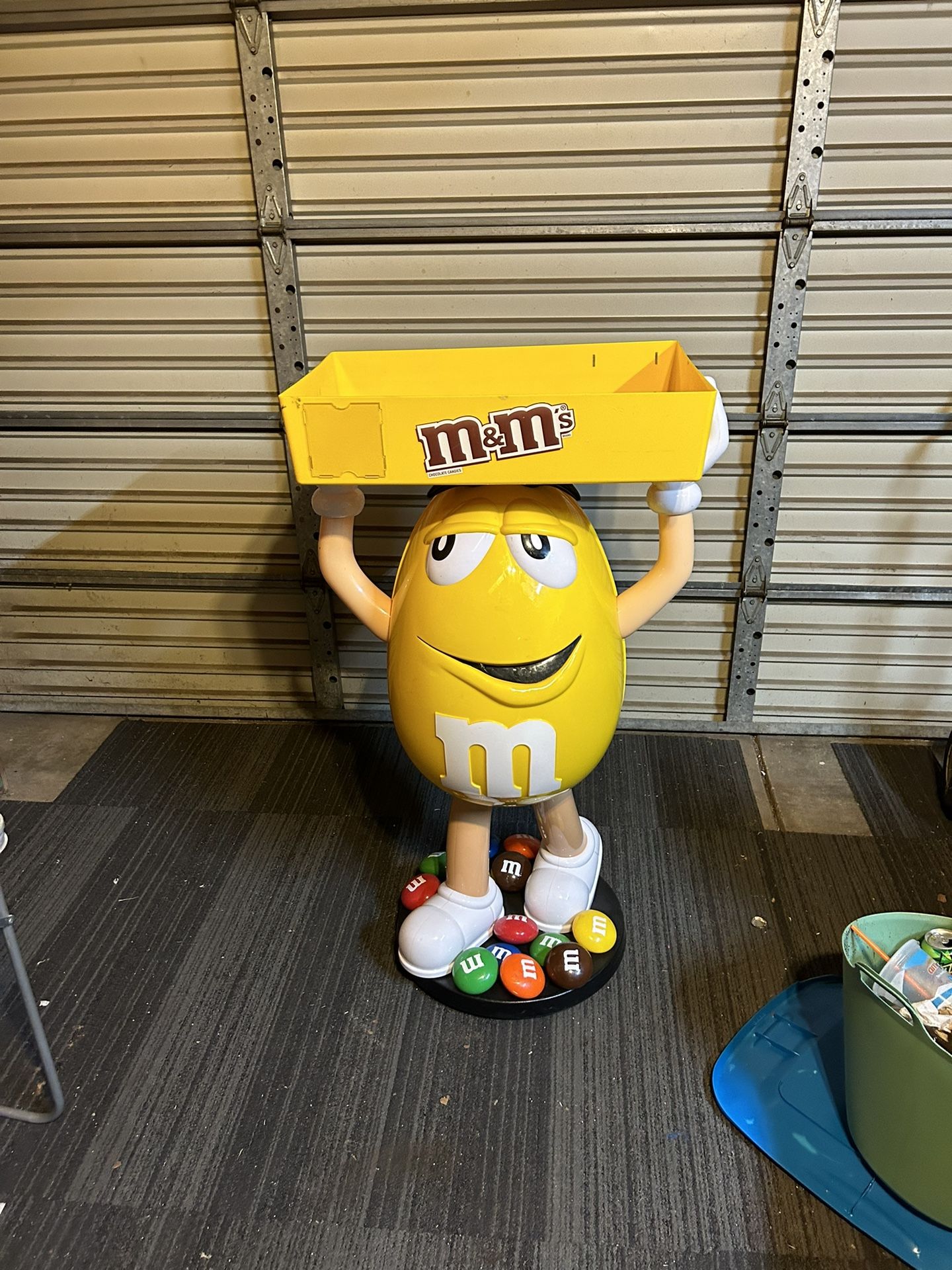 Yellow M&M Store Display