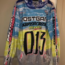 Post Game supercross racing hoodie sz. L