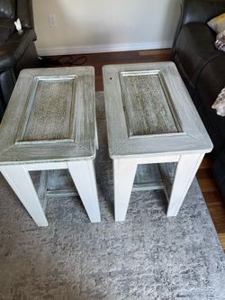 End tables, refurbished