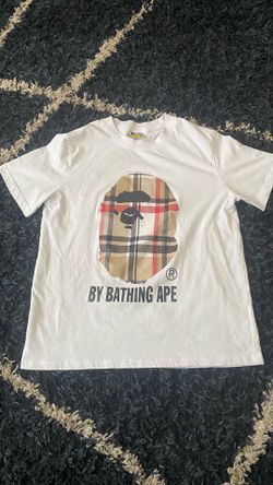 Bape Burberry t-shirt, size M