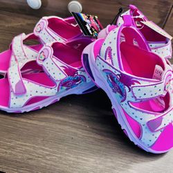 New Kids Light Sandals Size 11 And 12 $35 Both. Pairs