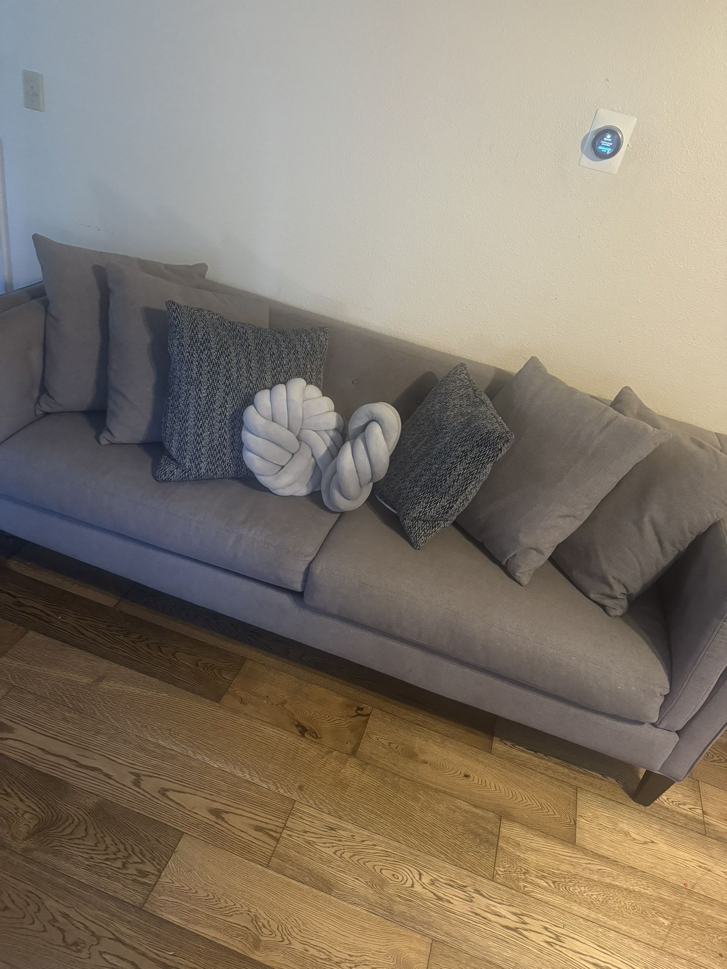 Modern 2 Piece Couch Set For Sale *pillows Included*