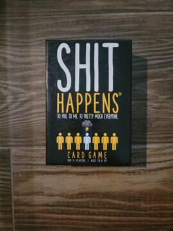 Shit Happens Card Game