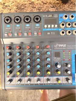 Pyle PMXU63BT 6-Channel Bluetooth Audio Mixer – Excellent Condition