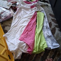 Workout Tops. New. XS, S. New. All 4 For $7