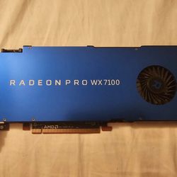 Radeon Pro WX 7100 (Same As Gtx 1070)