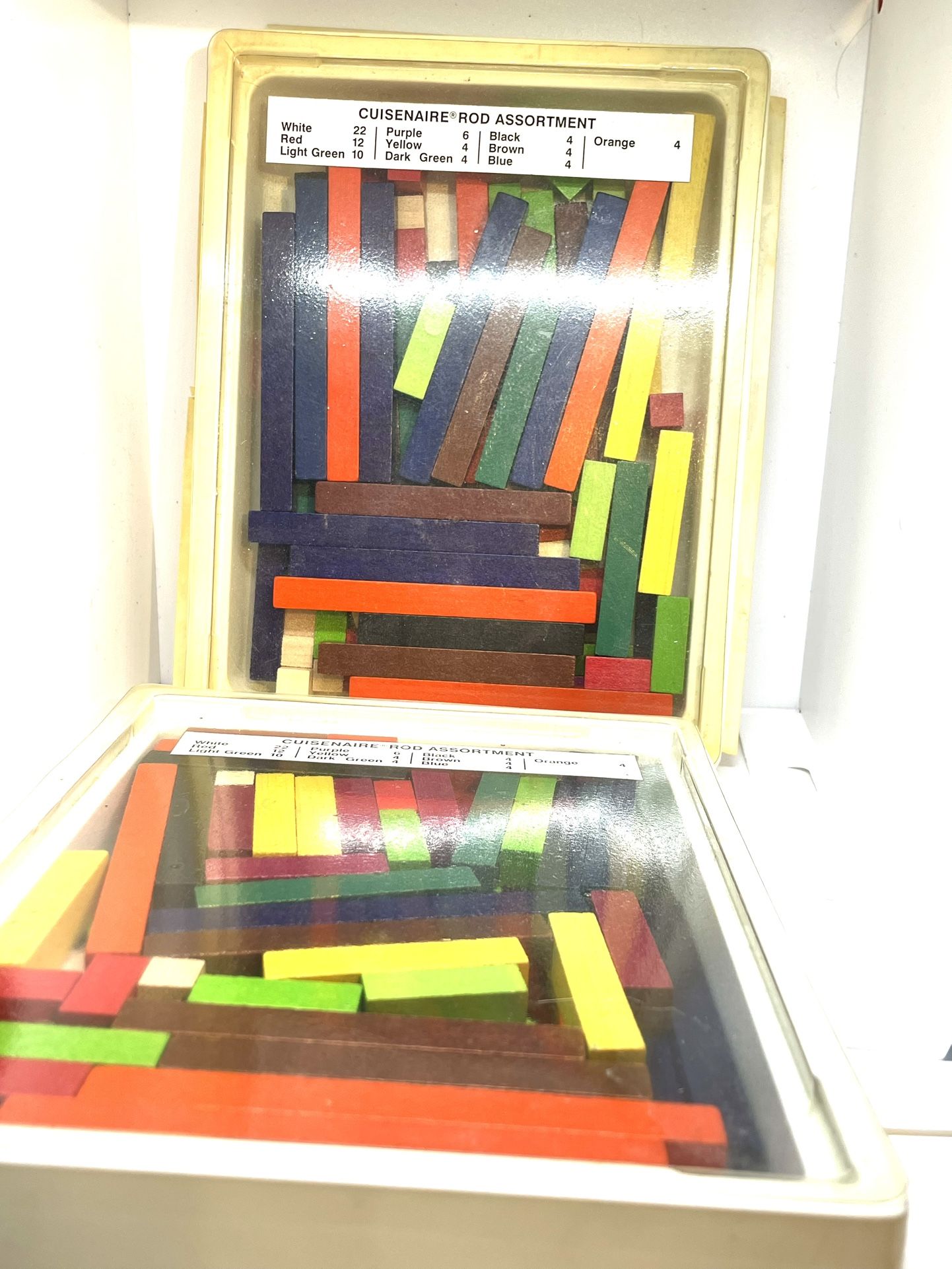 2 Quisenaire Math Rods