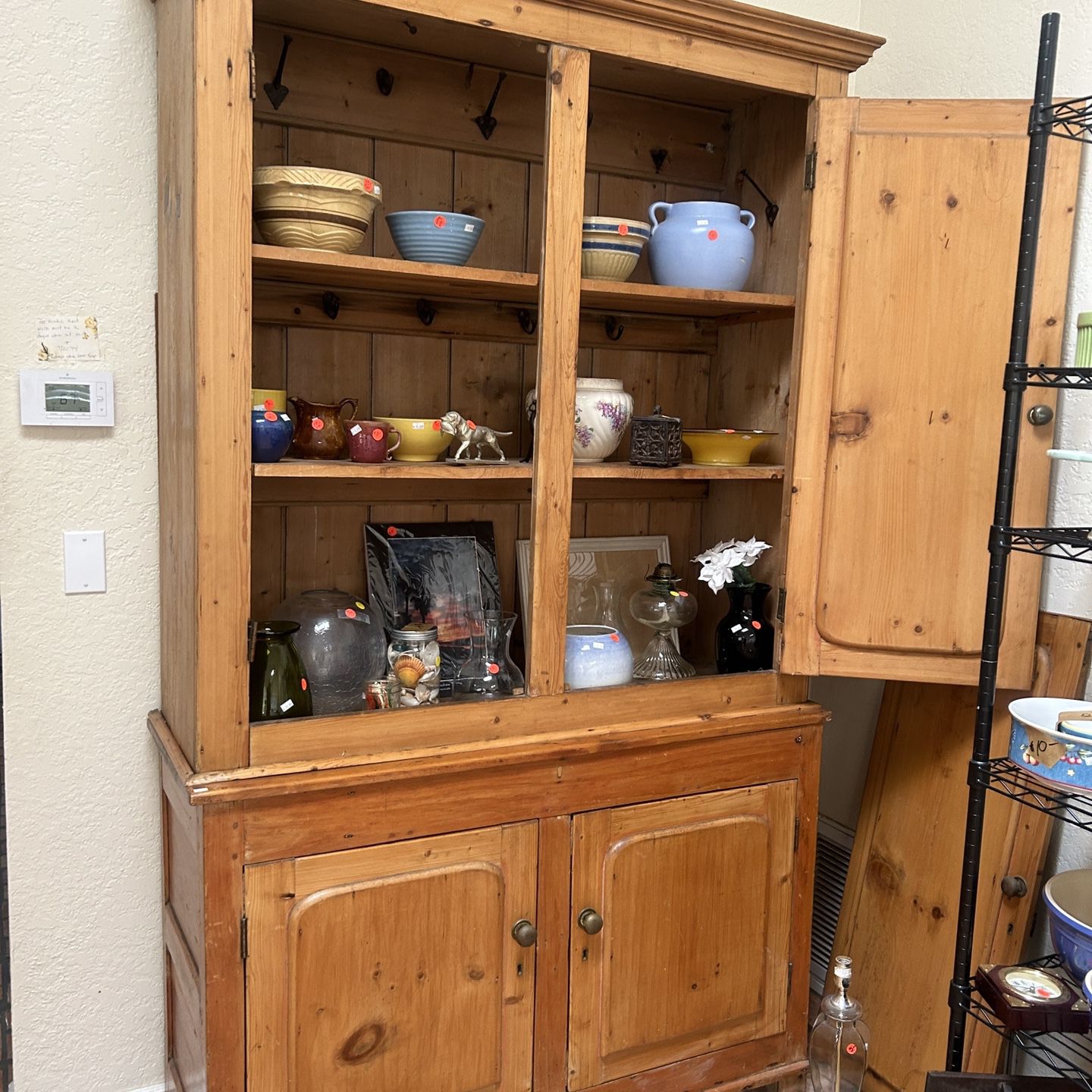 Antique Pine Cabinet 1800’s REDUCED!