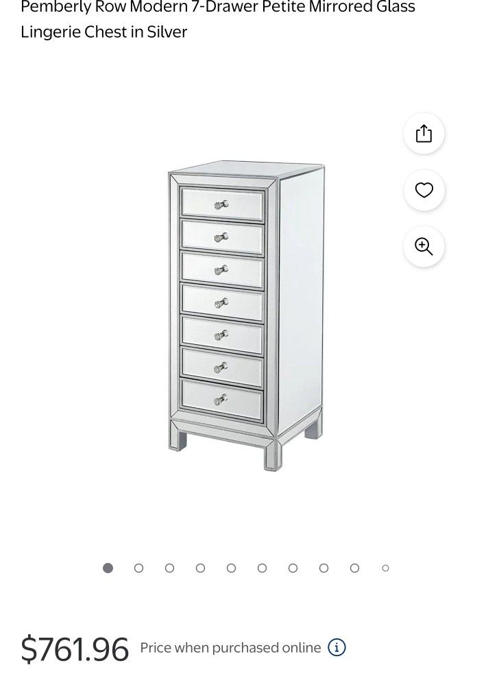 18'' W 7 - Drawer Dresser Lingerie