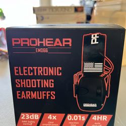 Electronic Shooting Earmuffs