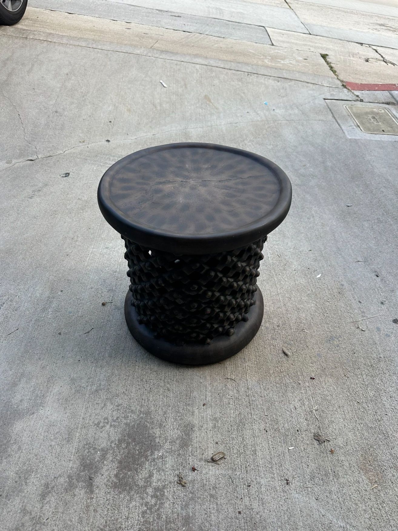 Restoration hardware end tables x2