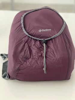 Purple Outdoors Products Folding Backpack