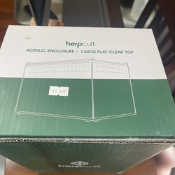 Herpcult Large Flat Acrylic Enclosure