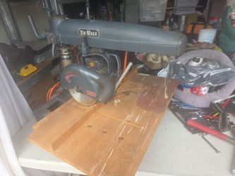 Rare early 50s DeWalt MBC vintage radial arm 9" saw WOODWORK CONSTRUCTION HOBBYIST