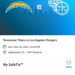 Chargers Vs . Titans Sunday At Sofi