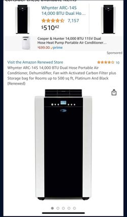 Whynter ARC-14S Air conditioning 
