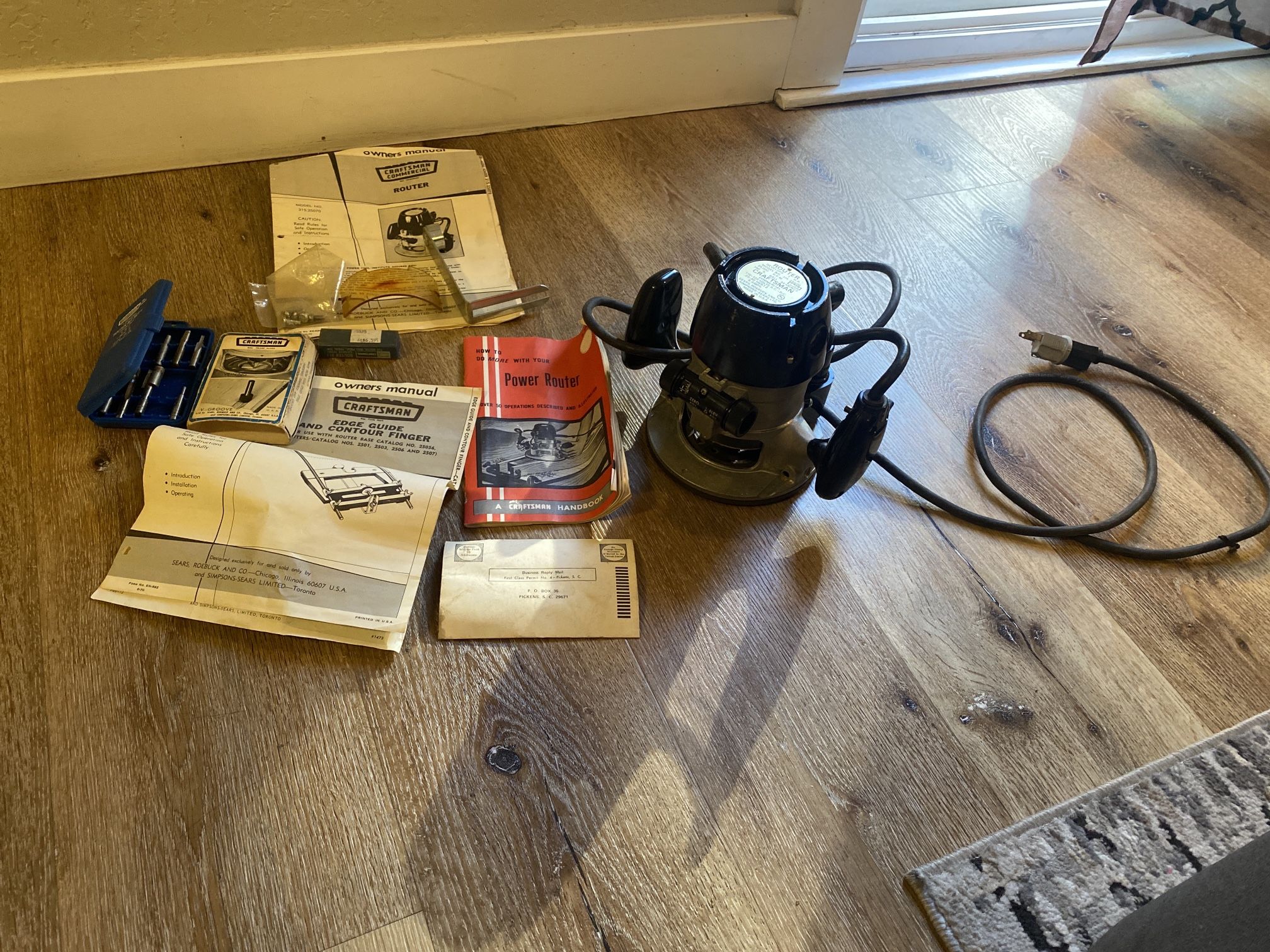 SEARS CRAFTSMAN POWER ROUTER - Model# (contact info removed)0 Tested Works
