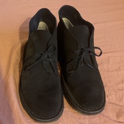 Clarks Desert Boot Black Suede