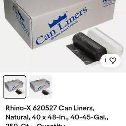 Çanliners 40x48/ 12 Rolls / 250 Counts Trash Bags