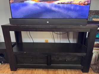 Solid Wood TV Console / Media Stand with Drawers – 52”