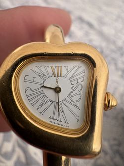 Yves Saint Laurent Heart Shaped Watch