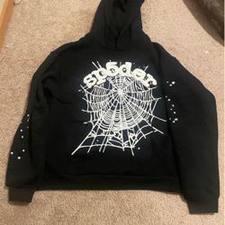 Black OG Sp5der Hoodie 