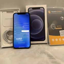 UNLOCKED iPhone 12 – 64GB – Original Box & Accessories
