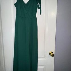 Brand New Size (Large) Emerald Green Dress 