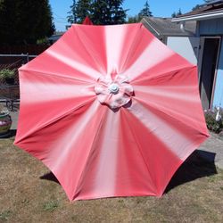 (PENDING SALE) - Kinda Red Patio Umbrella