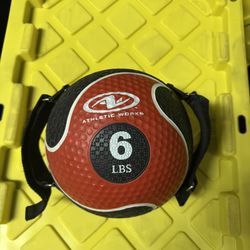 6 Pound Medicine Ball With Handles